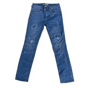 SP BLACK GIRLS DISTRESSED BLUE JEANS WITH POCKETS SIZE 10